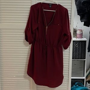 Maroon dress